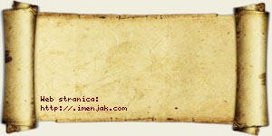 Hana Perošević vizit kartica